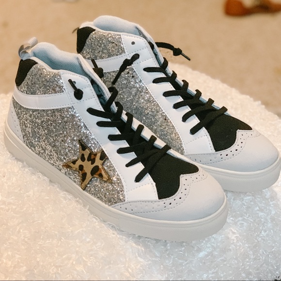 Glitter Star Sneakers - Picture 2 of 4